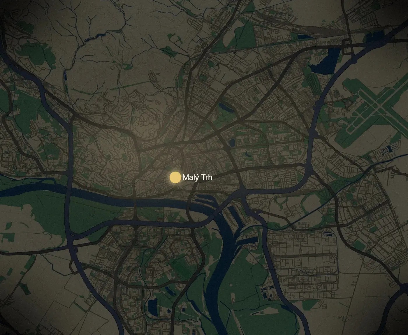 Mapa lokality Malý Trh v Bratislave