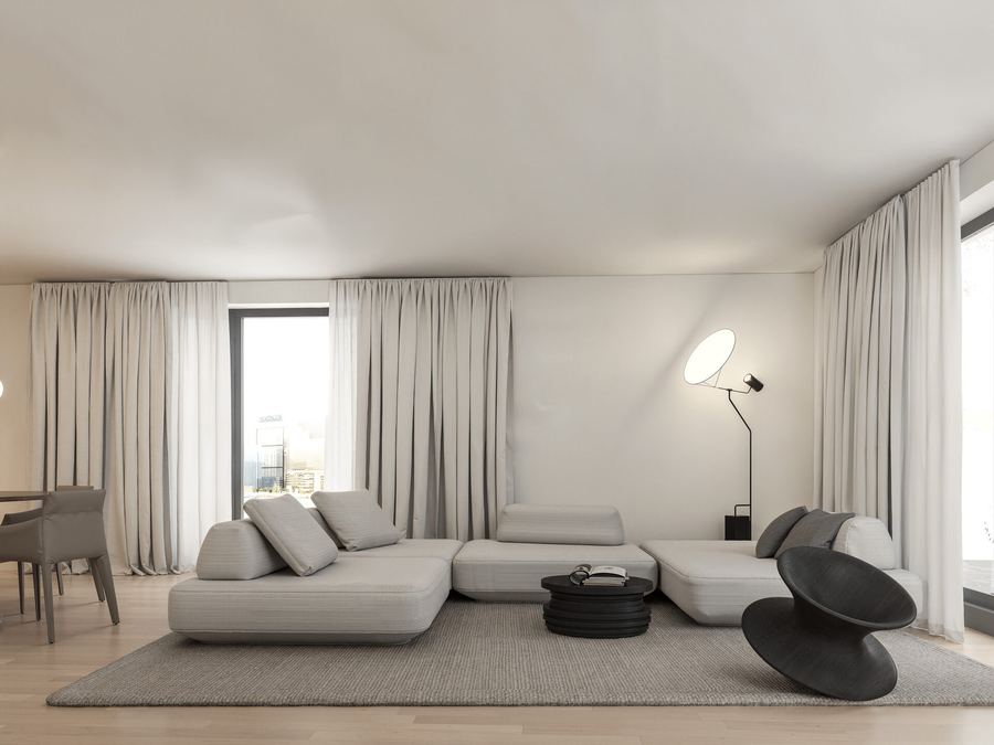 Záhradnícka 25, moderný interiér bytu